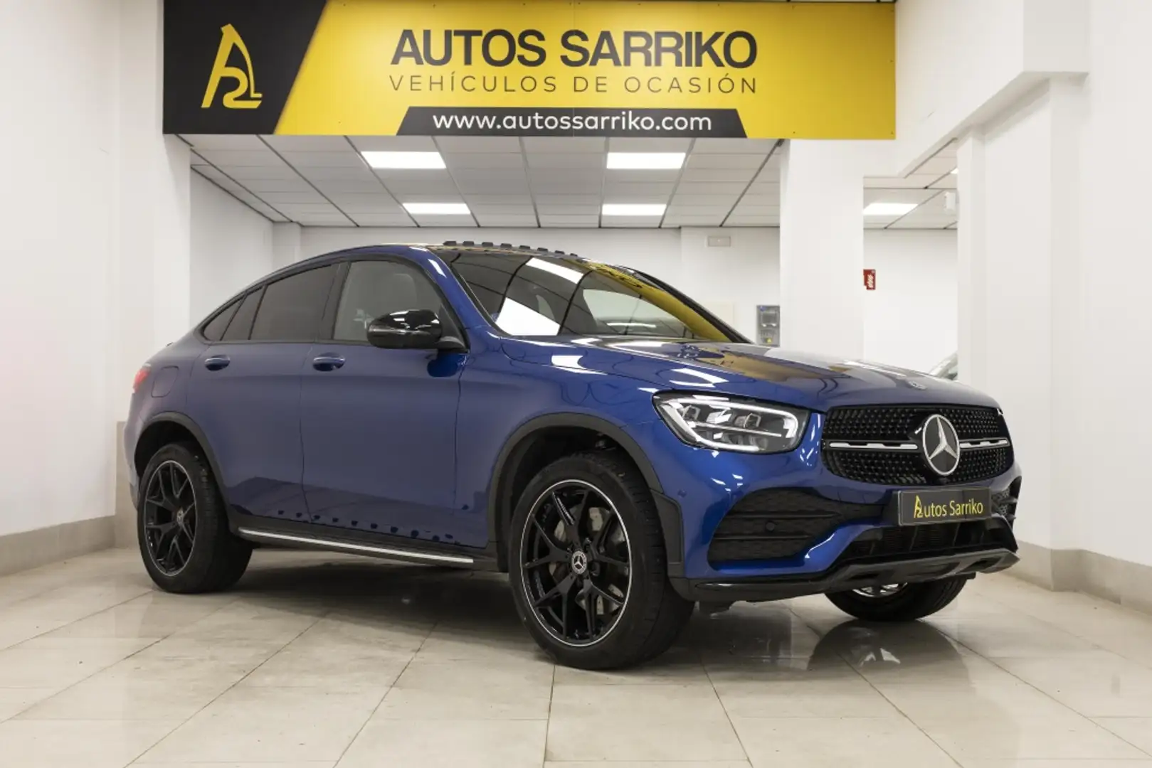 Mercedes-Benz GLC 300 Coupé 300de 4Matic Bleu - 1