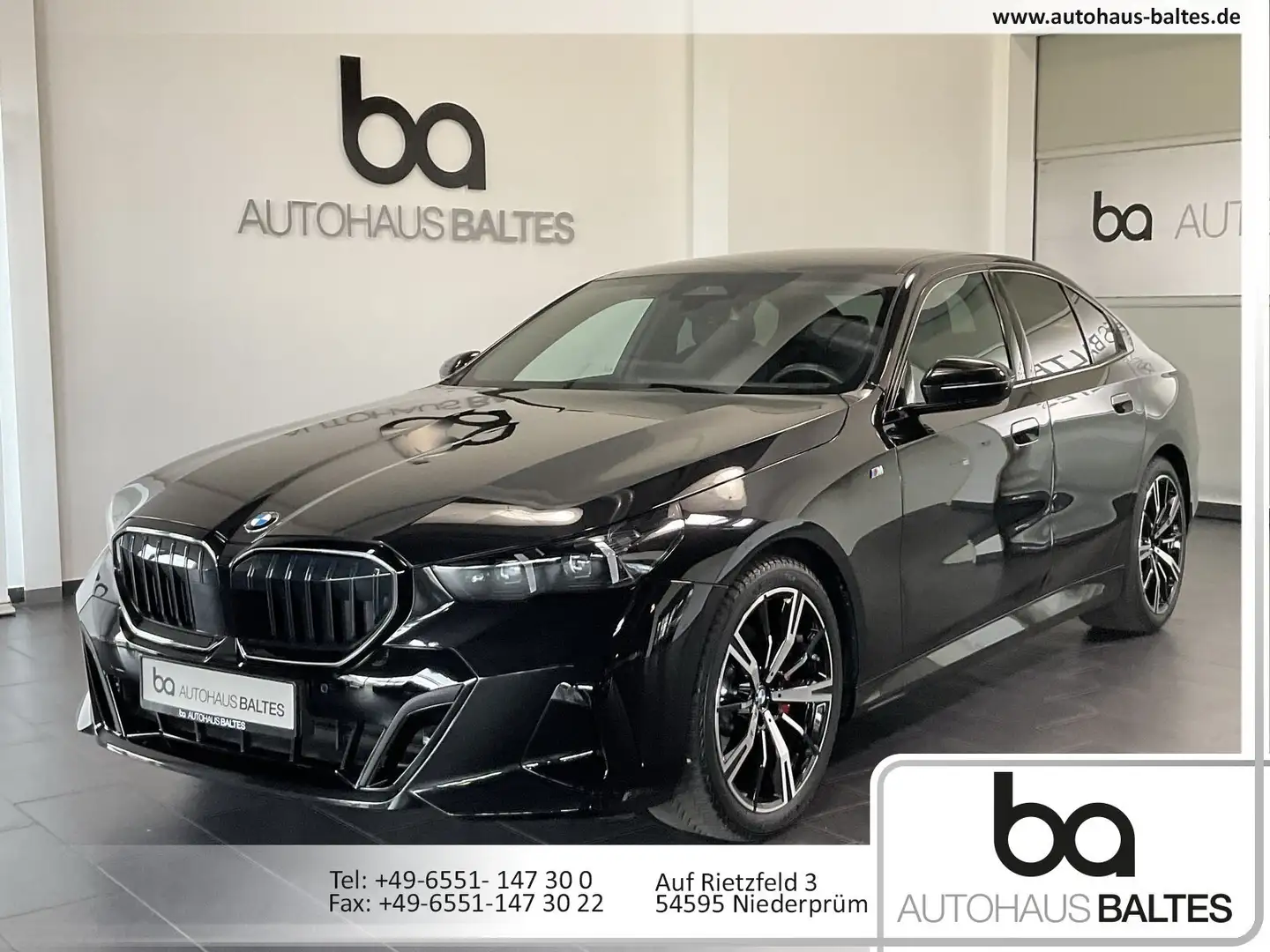 BMW 520 520 d M Sport Pro 20"/Pano/DrivPlus/Park/Ico/AHK Schwarz - 1
