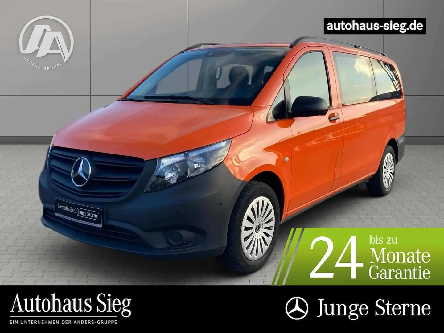 Mercedes-Benz Vito 116 Tourer Pro lang Aut*Kam*Standhz*8-Sitze Orange - 1