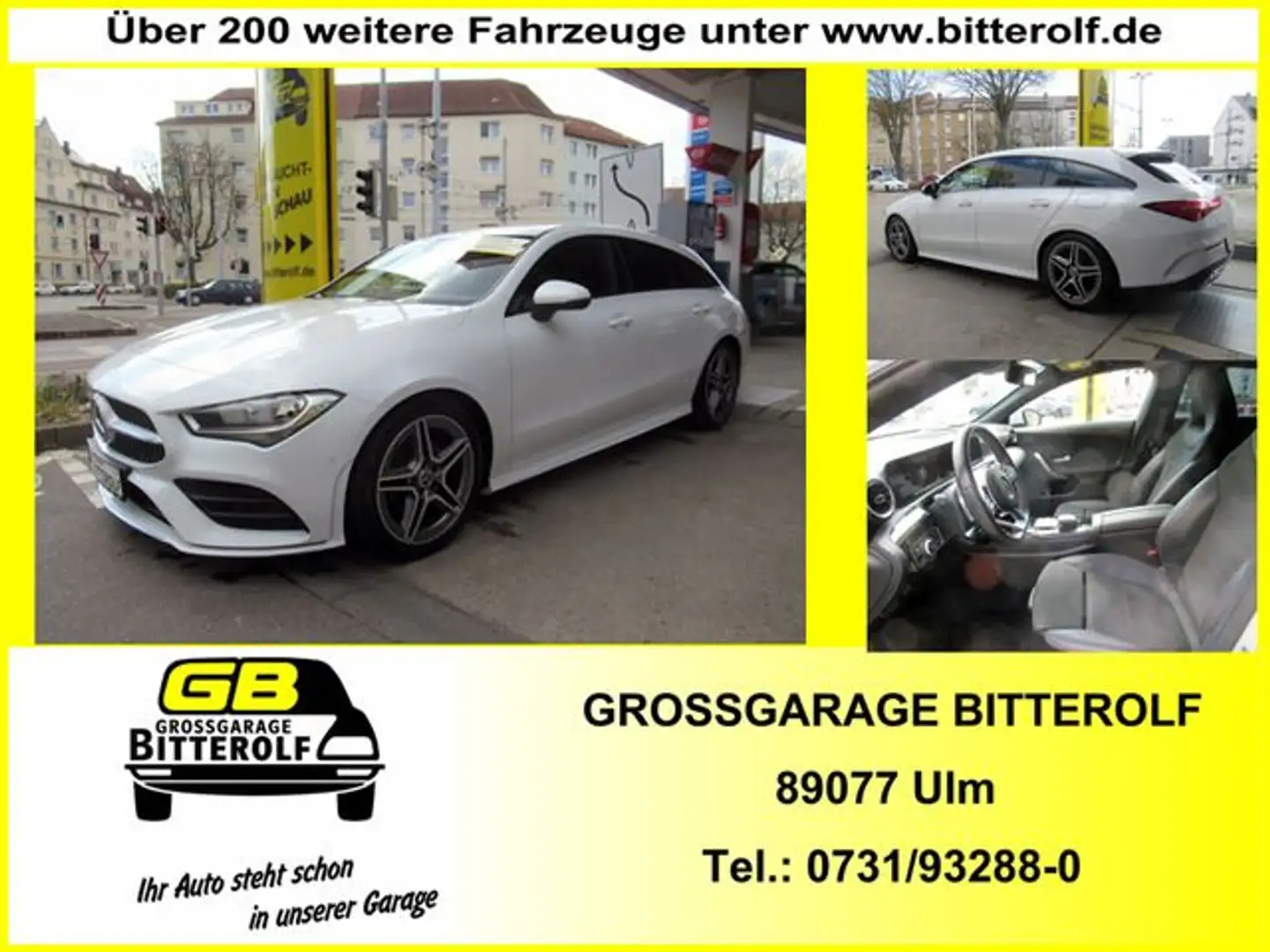 Mercedes-Benz CLA 200 CLA SB 200d AMG Line Aut Navi/SHZ/Temp/Parkassis Weiß - 1
