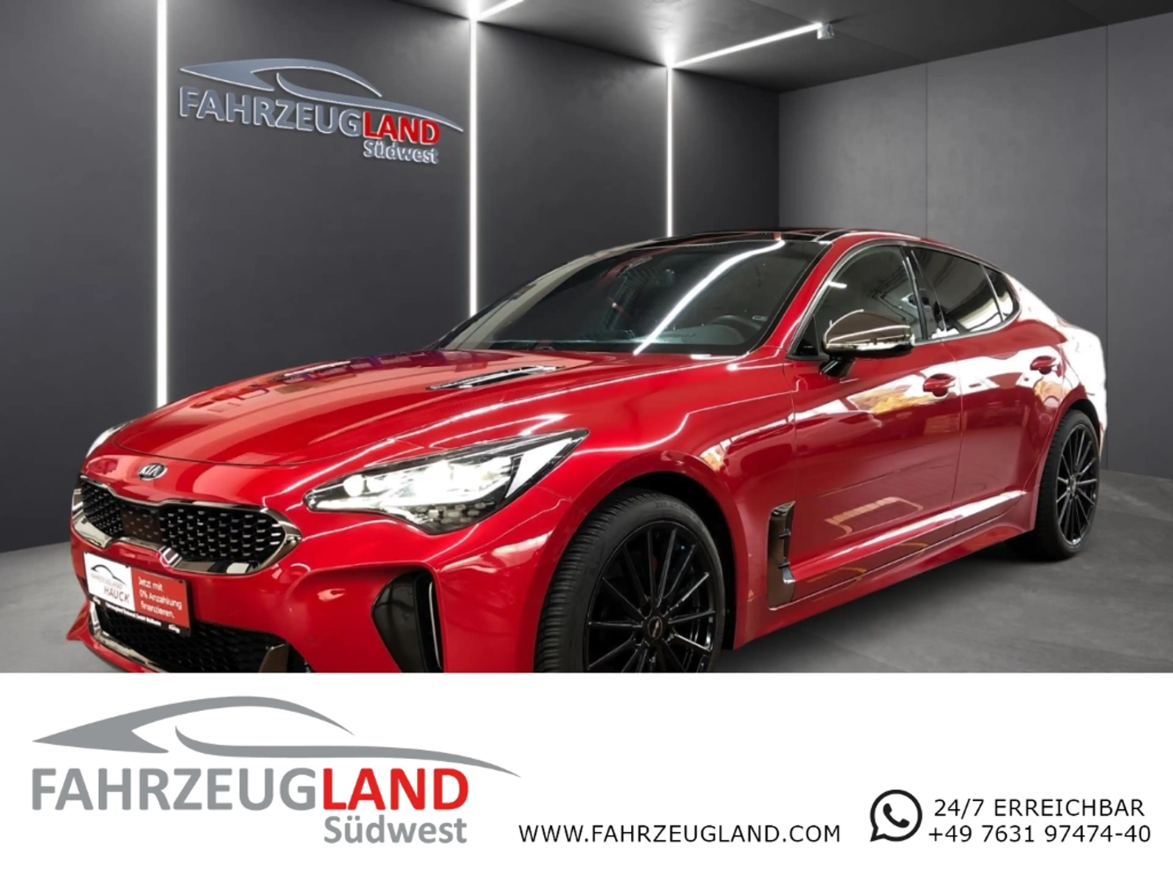 Kia Stinger GT 4WD 3.3 V6 T-GDI Schiebedach Klima PDC Navi Bre