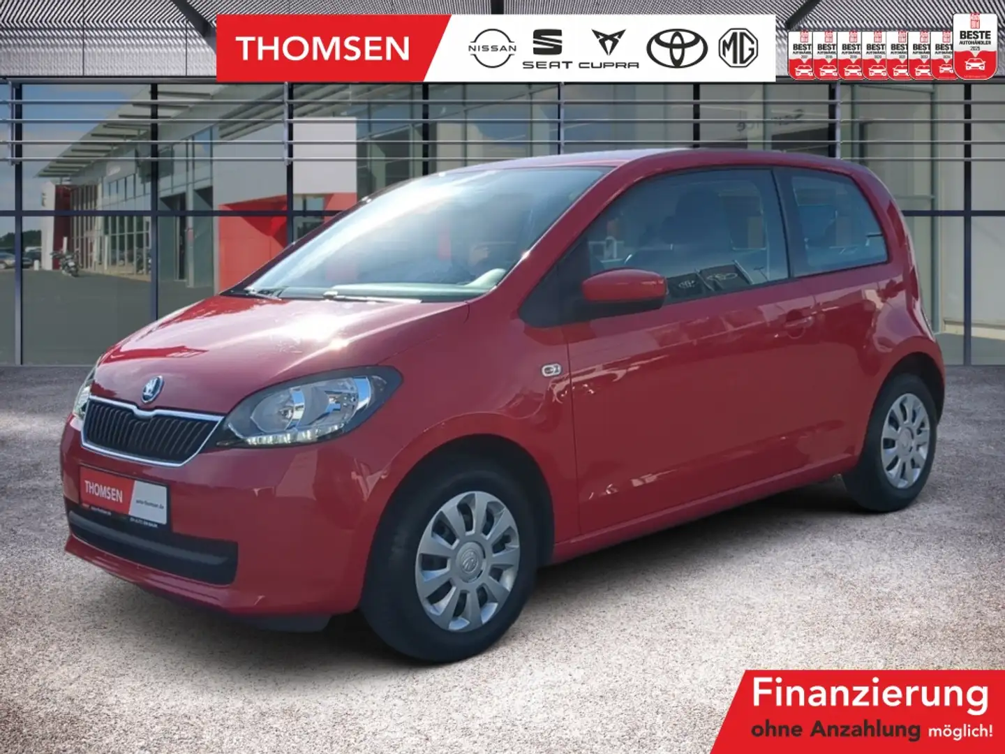 Skoda Citigo 1.0 Ambition Radio / CD Klima BC Aux Rot - 1