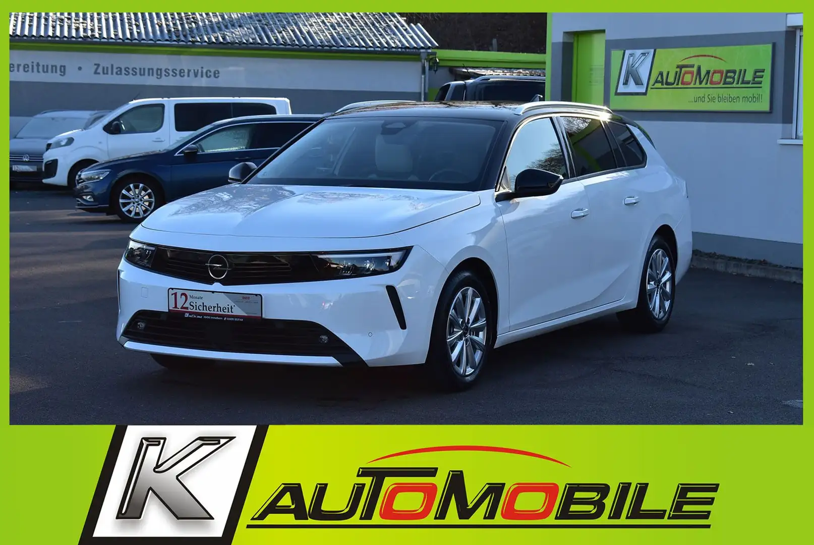 Opel Astra 1.2 Business Elegance LED+Navi+Kamera+AHK Weiß - 1
