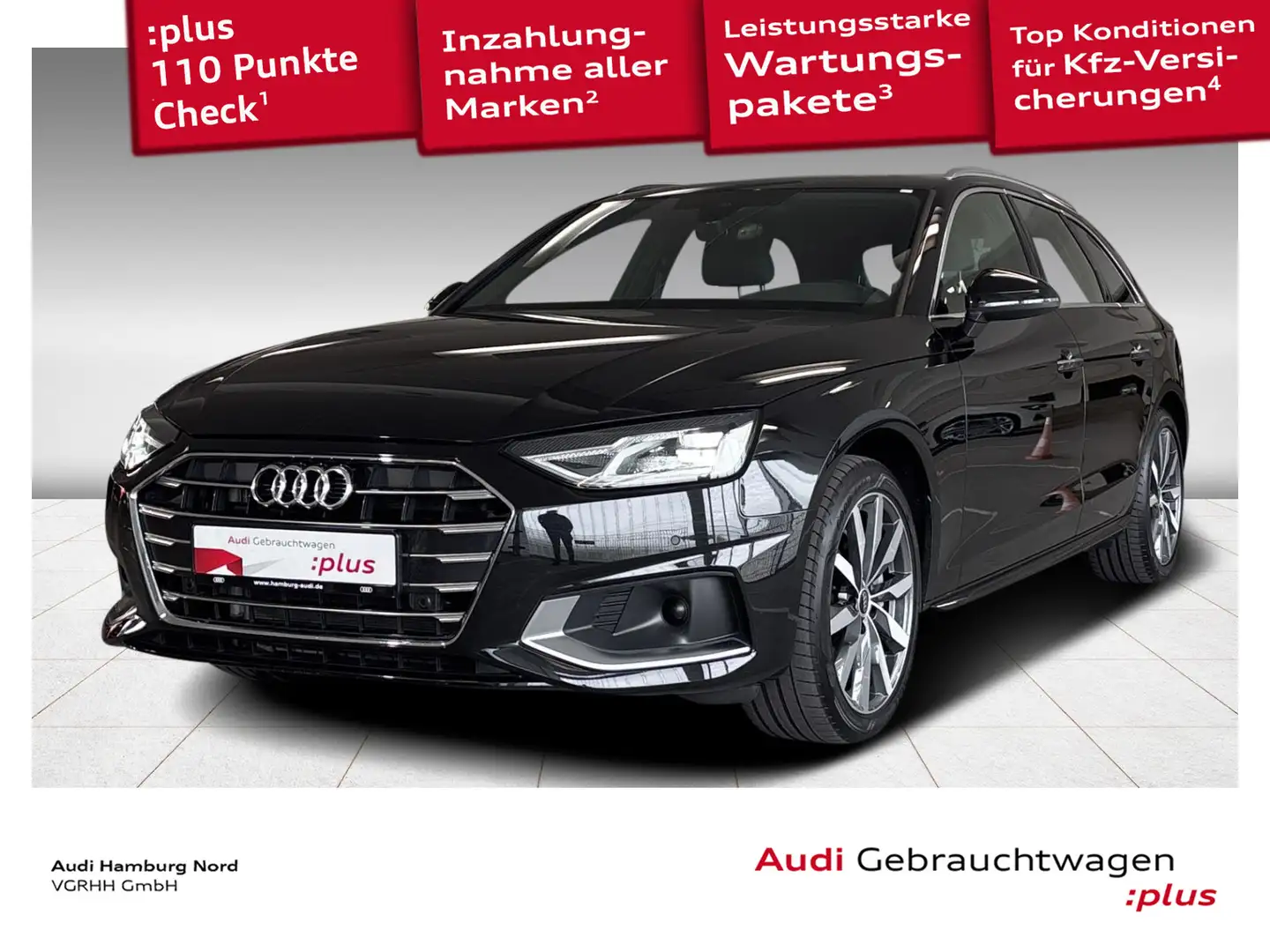 Audi A4 40 TDI S tronic AHK Navi Kamera ACC LED Zwart - 1