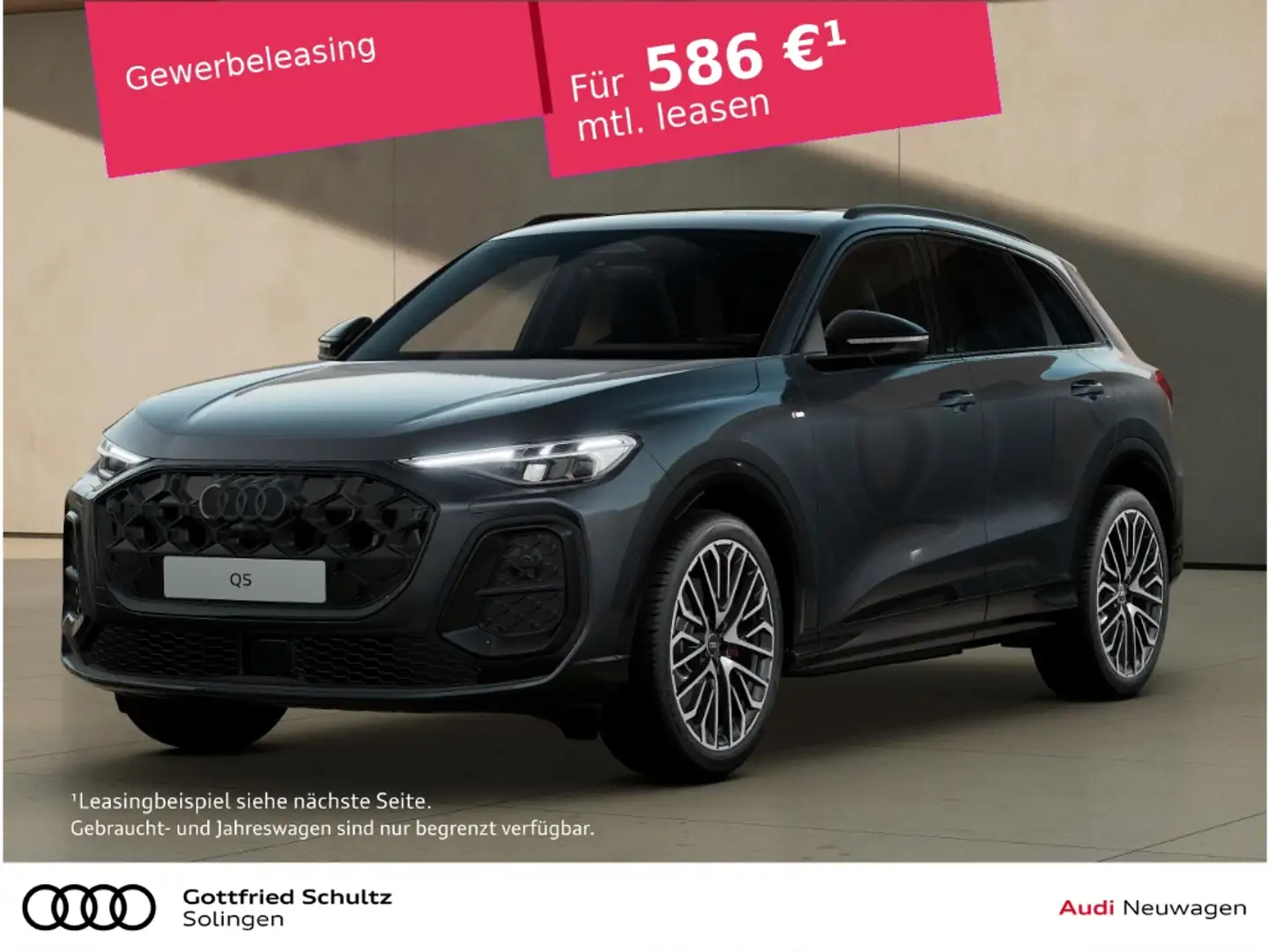 Audi Q5 SUV TDI quattro AHK Luftfederung  Matrix Pano edit Grau - 1