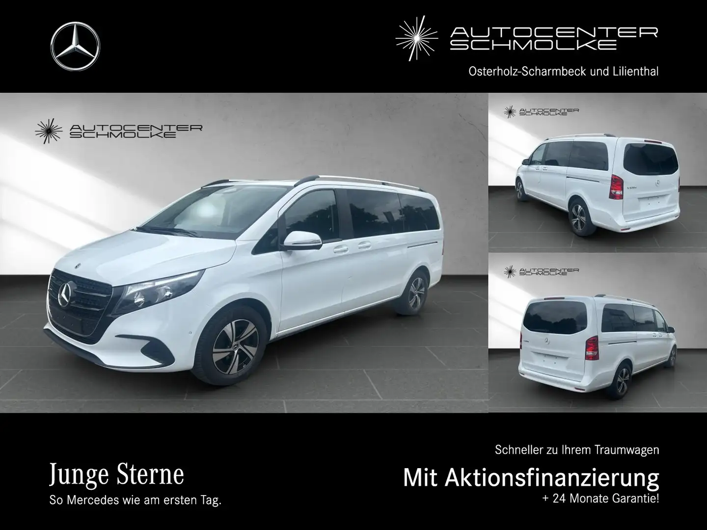 Mercedes-Benz V 220 V 220 d L MOPF*AHK*7-SITZE*DISTRONIC*KAMERA*SHZ* Weiß - 1