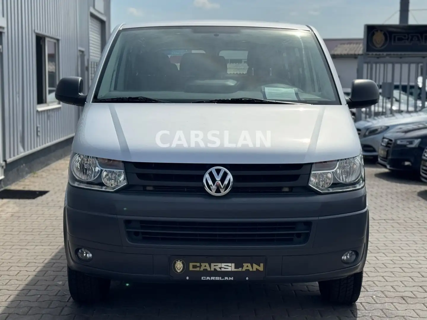 Volkswagen T5 Transporter T5 2.0 TDI "2.HAND+9-SITZER+SCHIEBEX2+AHK+KLIMA" Silber - 2