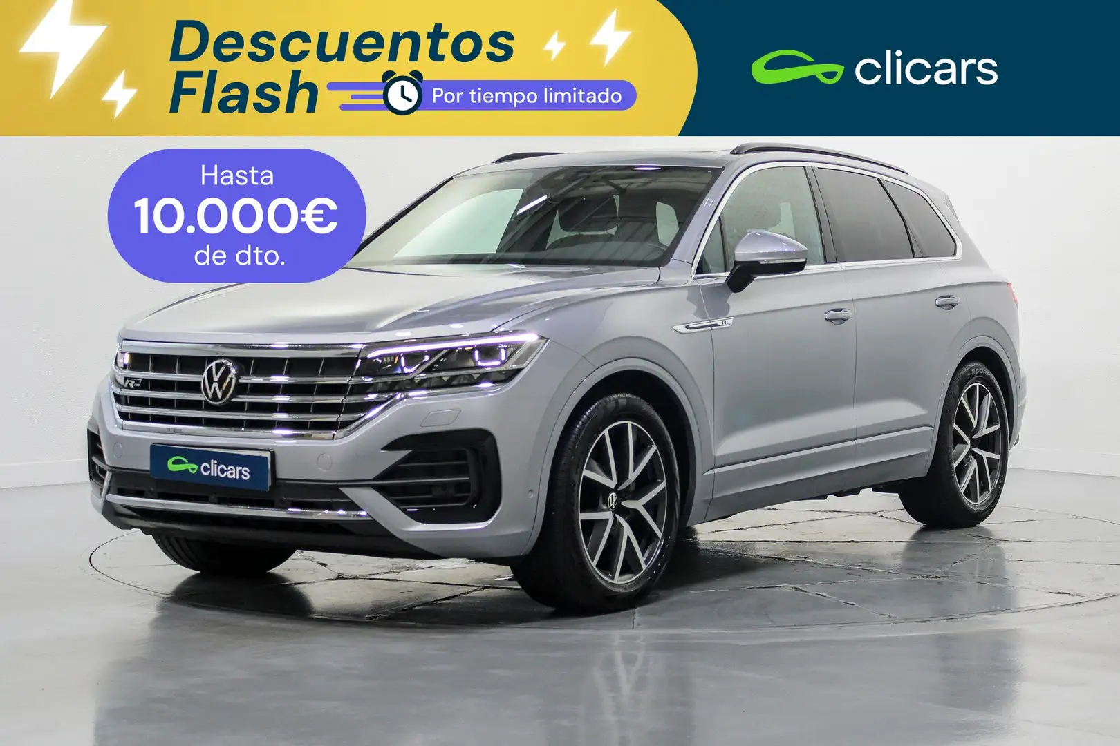 Volkswagen Touareg 3.0TDI V6 R-Line Tiptronic 4Motion 170kW Plateado - 1