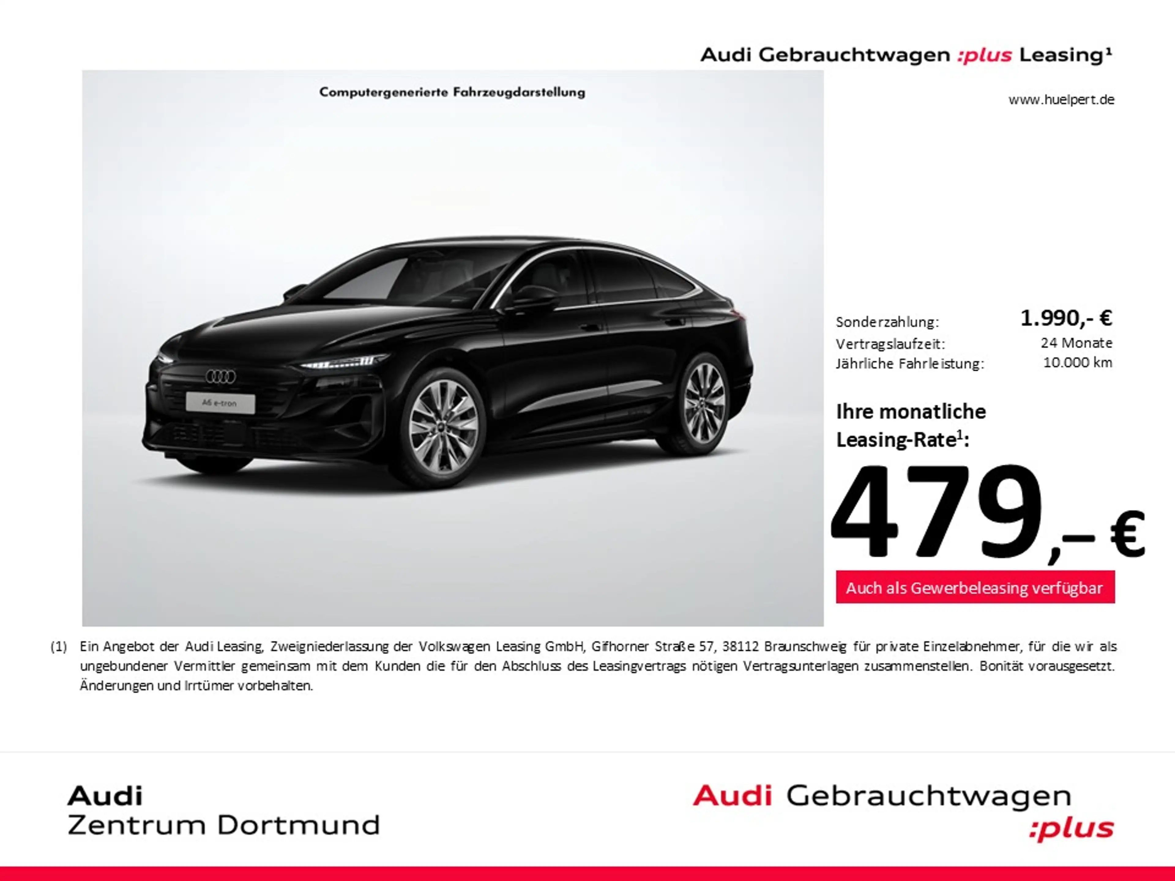 Audi A6 e-tron Sportback performance advanced PANO — photo 2