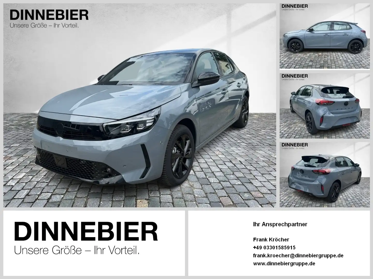 Opel Corsa GS 1.2 Automatik+LED+Kamera+Allwetter Grau - 1