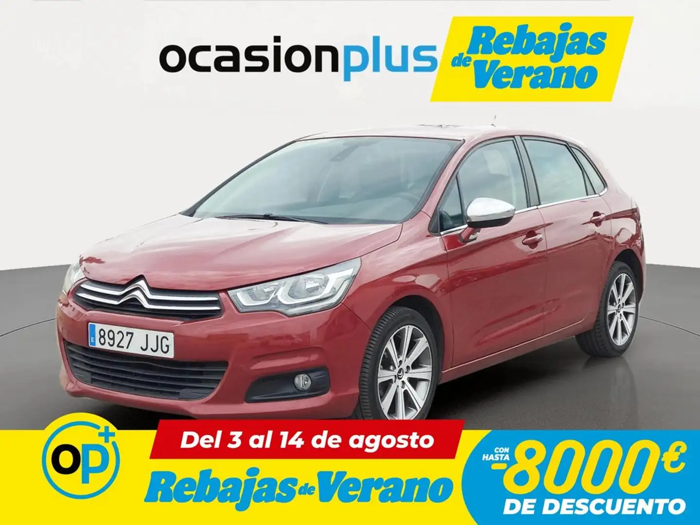 Citroen C4 1.6BlueHDI Feel 100 Rojo - 1