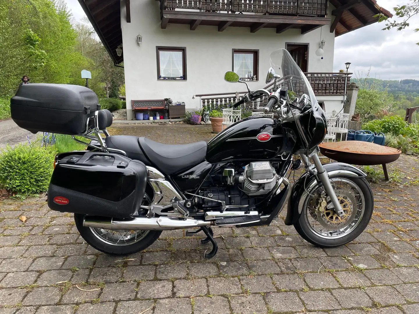 Moto Guzzi California 1100 Touring KD Schwarz - 2