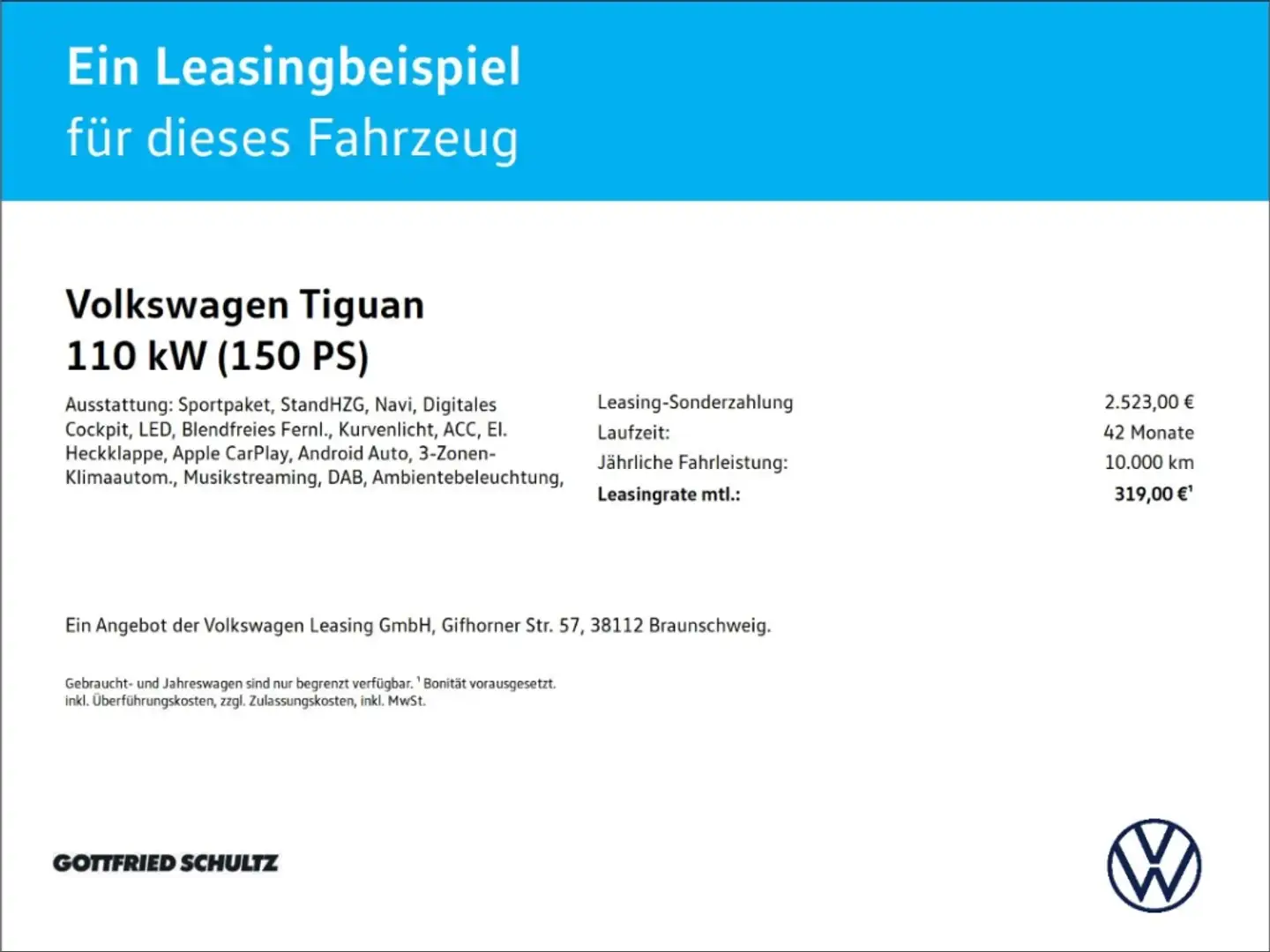 Volkswagen Tiguan 1.5 TSI Elegance DSG IQ.Light Kamera Navi Grau - 2