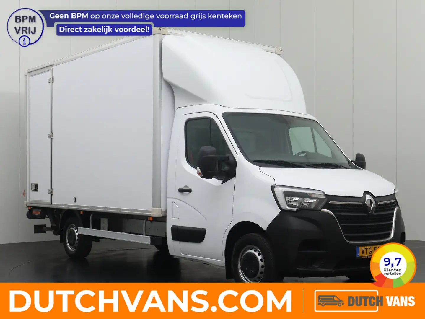 Renault Master 2.3DCi 145PK Bakwagen+Laadklep | Trekhaak | Dakspo Wit - 1