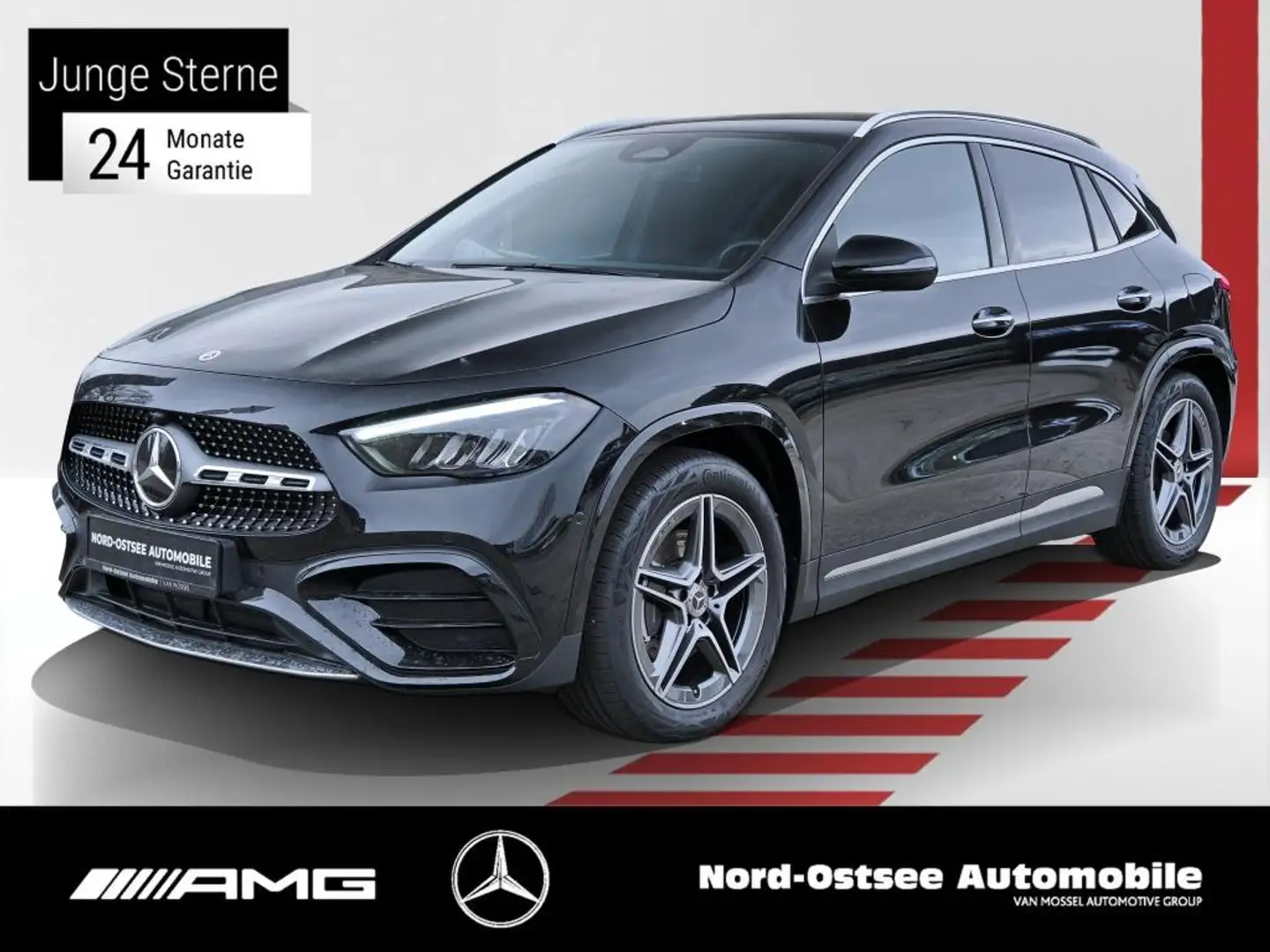 Mercedes-Benz GLA 200 d AMG AHK MBUX SHZ KEYLESS-GO Schwarz - 1