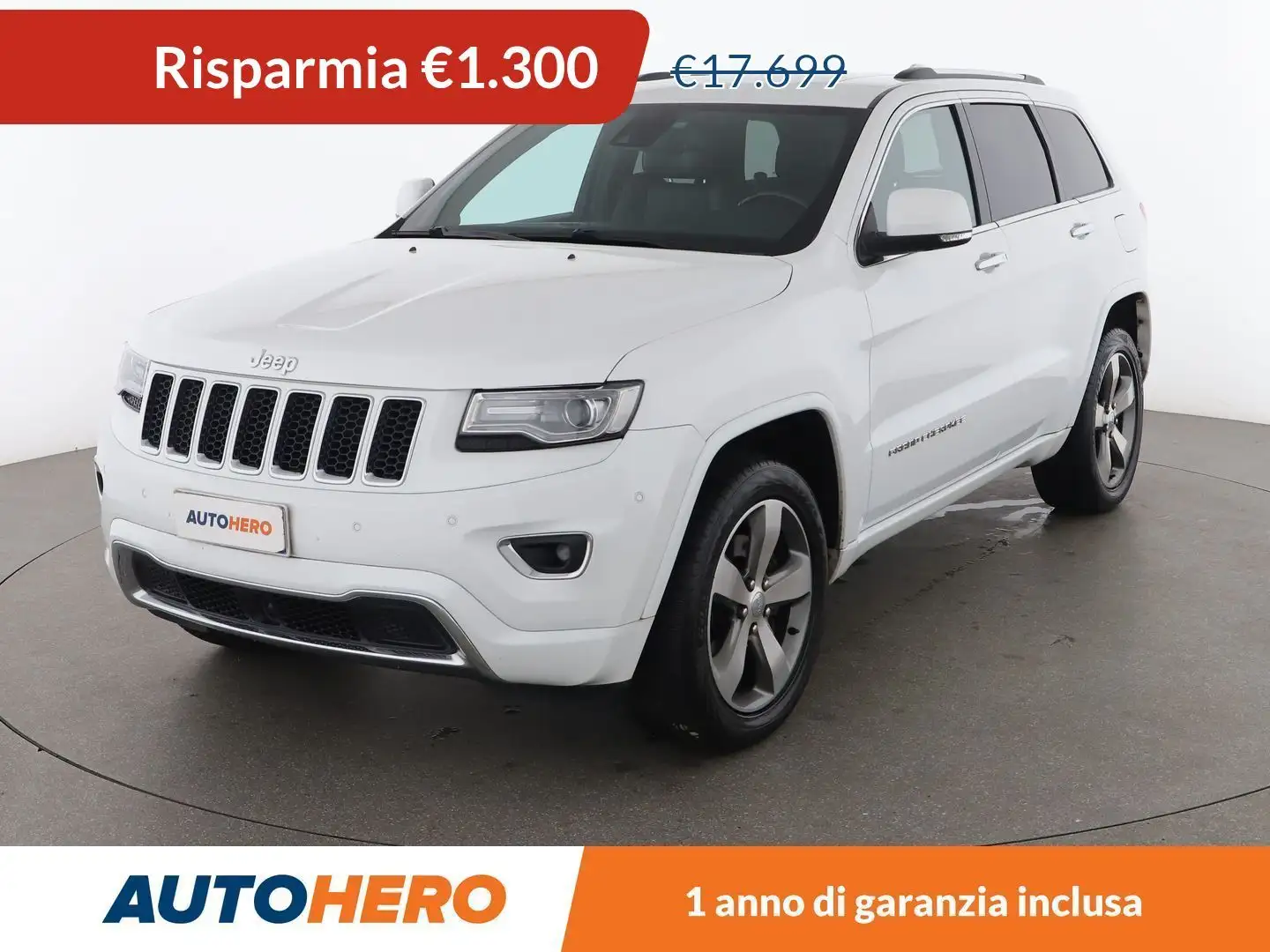 Jeep Grand Cherokee 3.0 CRD Overland Weiß - 1