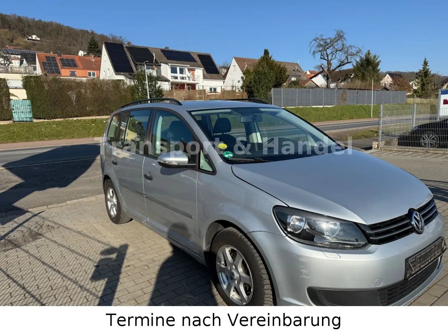 Volkswagen Touran Trendline BMT,77KW,TÜV Neu,Euro5,AHK,Alu, Plateado - 2
