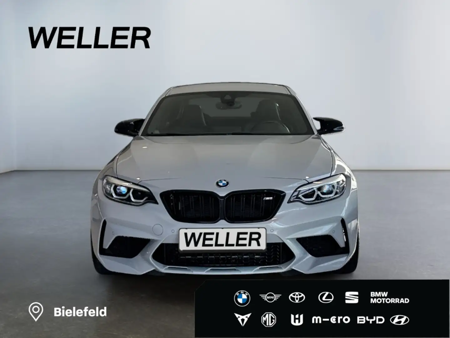 BMW M2 Competition Coupe DKG *LED*HiFi*CAM*M Sportsi* Silber - 2