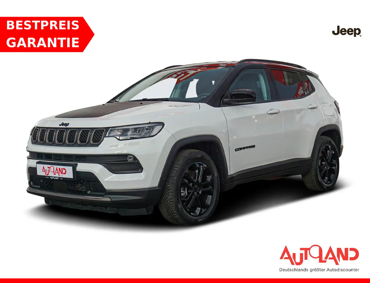 Jeep Compass 1.3 Hybrid Limited Plug-In 4WD LED Navi Blanc - 1