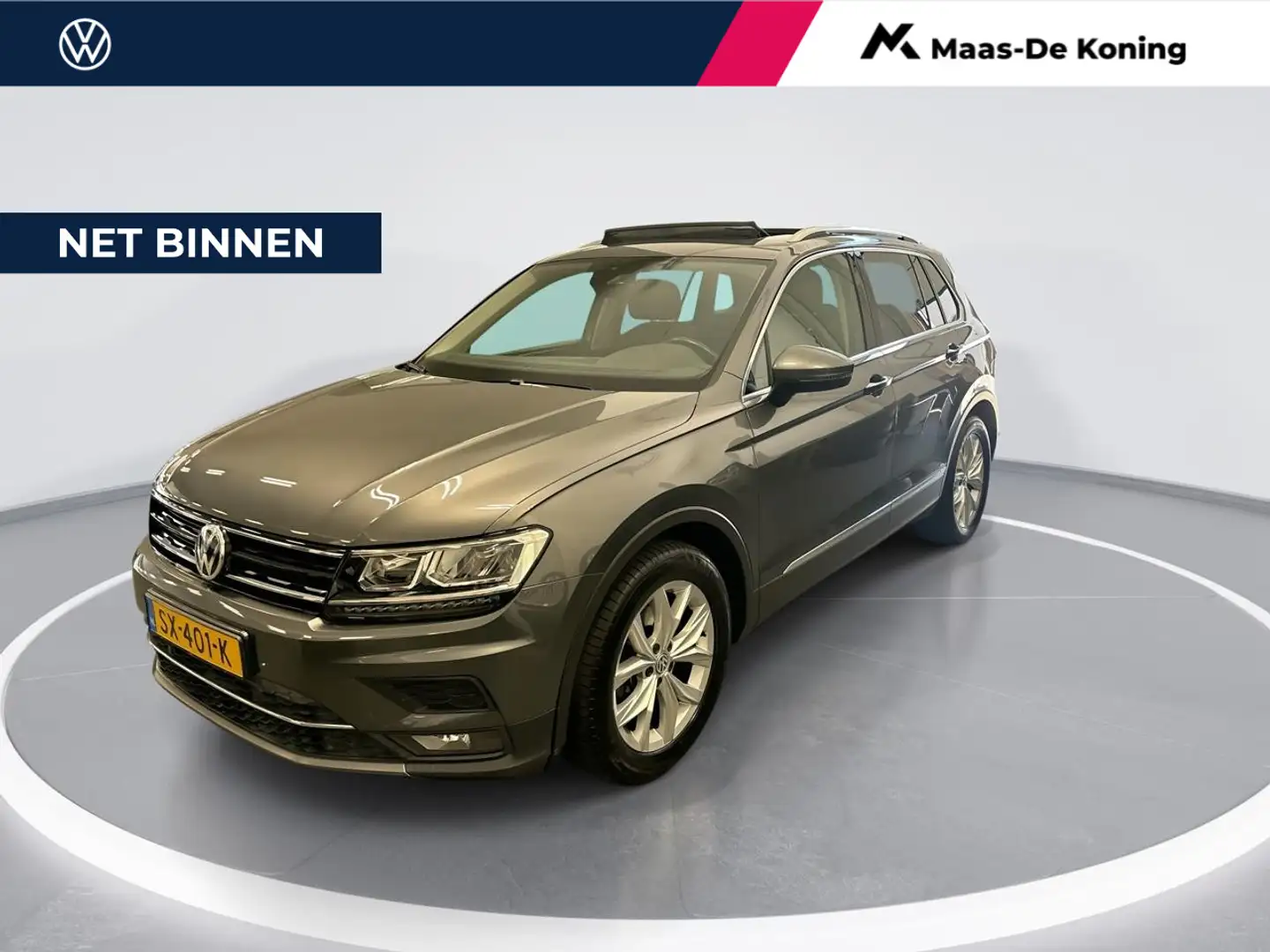Volkswagen Tiguan 1.4 Tsi 150pk DSG ACT Highline · Apple/Android Car Grijs - 1