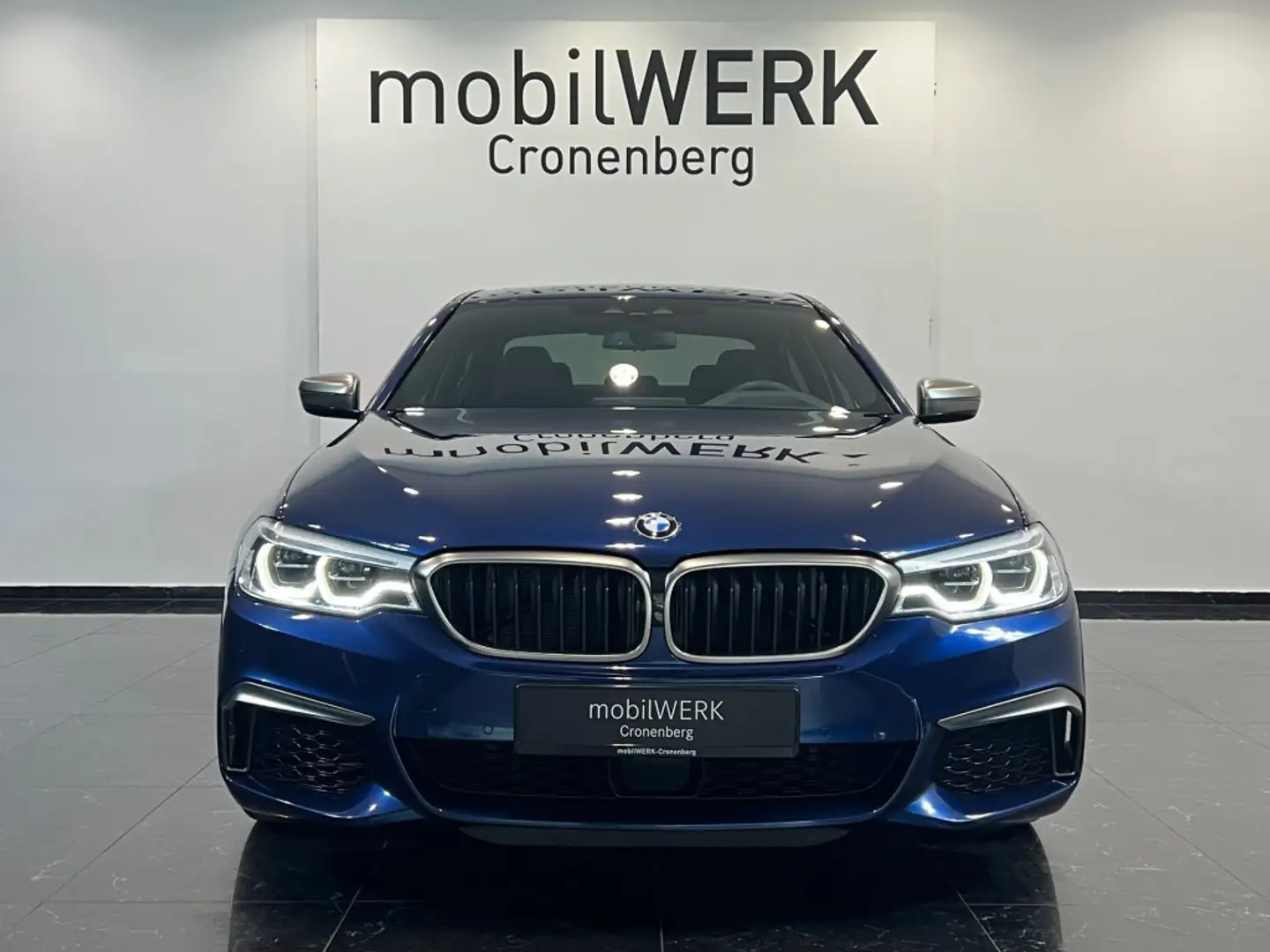BMW 550 i xDrive HuD Schiebedach adapt.LED Standh. Blauw - 2