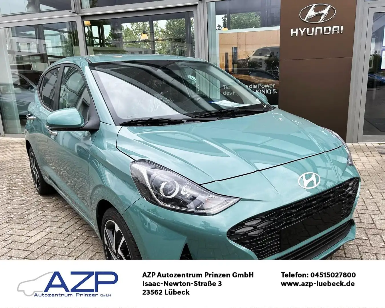 Hyundai i10 FL 1.2 Prime, Smart Key.Klimaaut.Navi.SHZ.LM Grün - 1