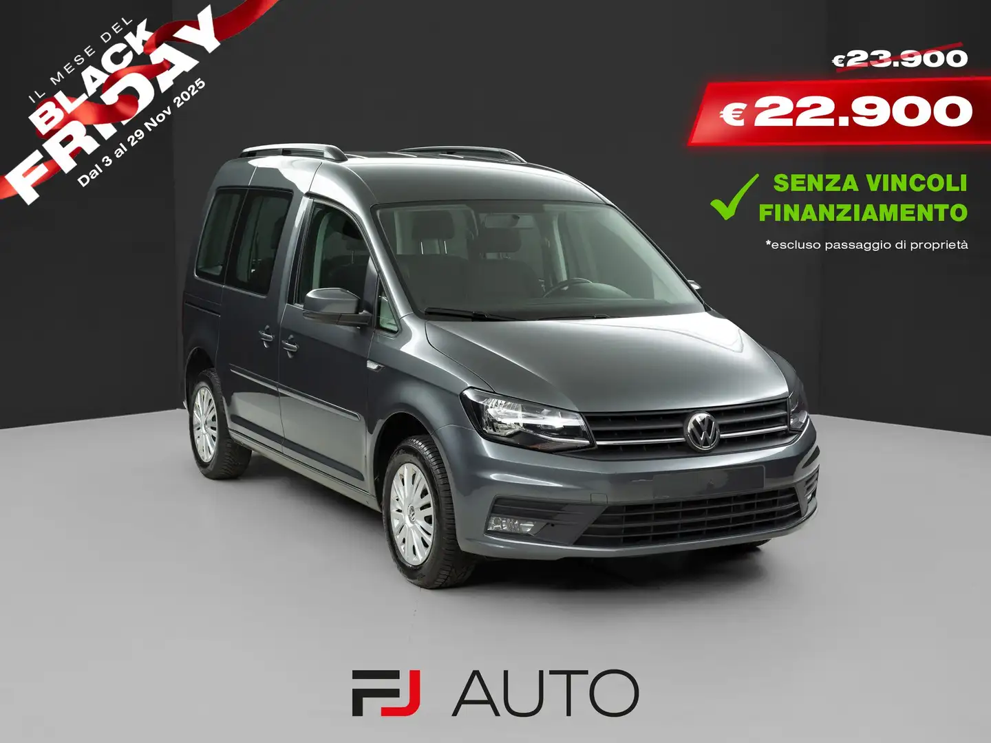 Volkswagen Caddy Combi Trendline 2.0 TDI 102cv Grijs - 1