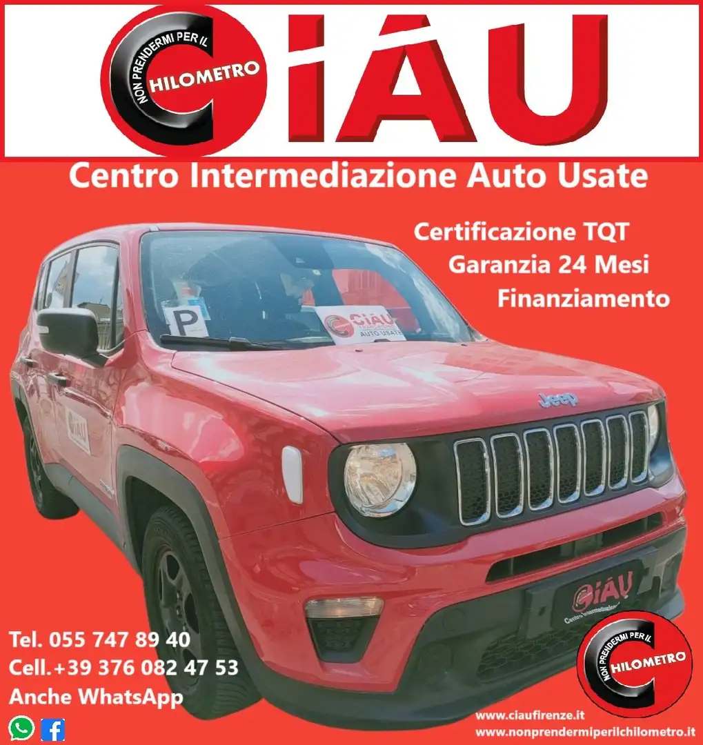 Jeep Renegade Renegade 1.6 mjt Sport 2wd 120cv Rojo - 1