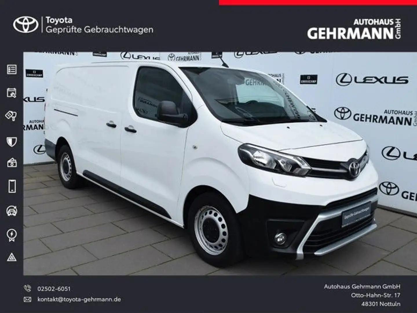 Toyota Proace L2 Kasten Meister Wit - 1