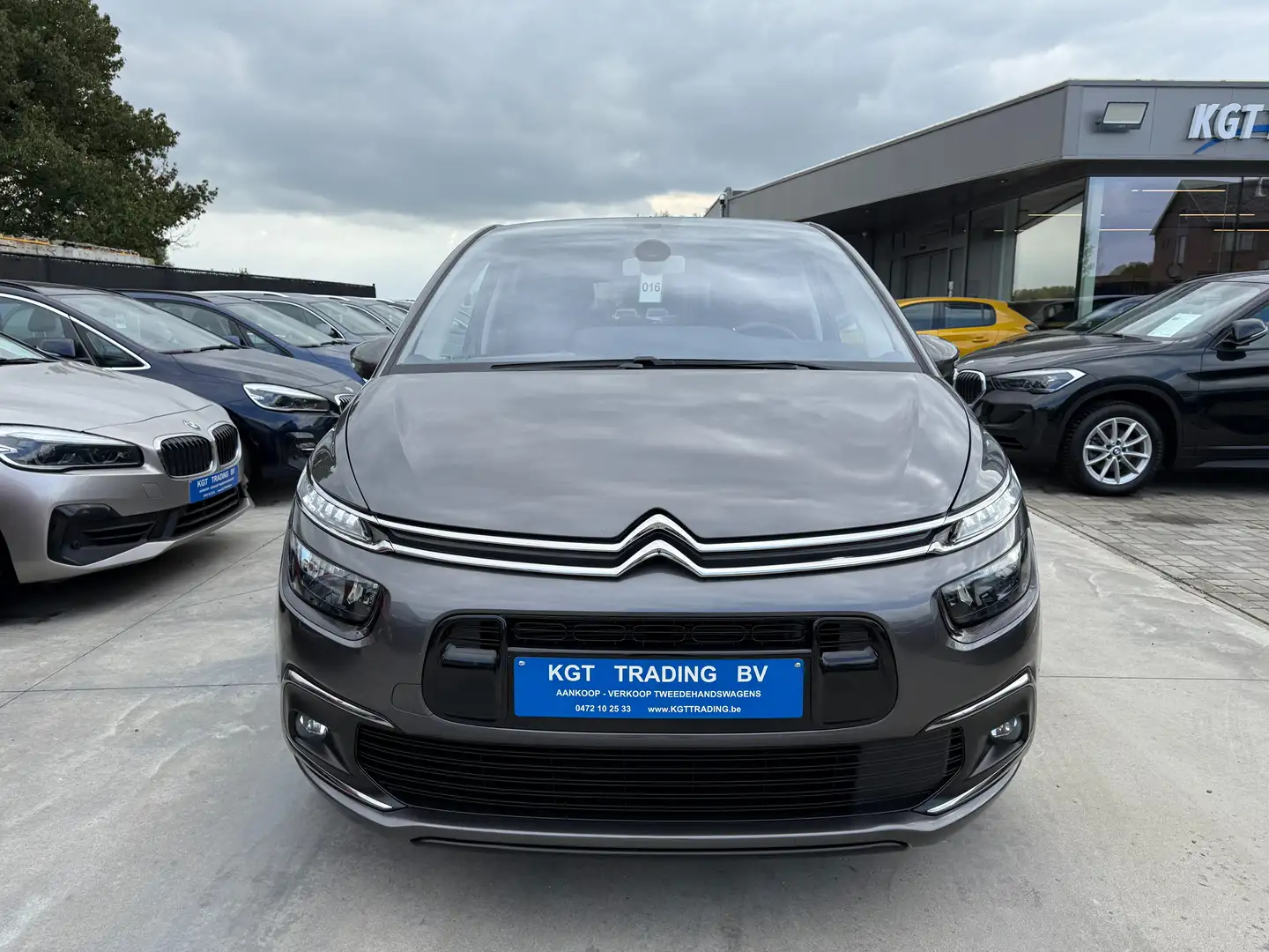 Citroen C4 SpaceTourer 1.2i PURETECH AUTOMAAT FACELIFT NAVI CARPLAY PDC Gris - 2