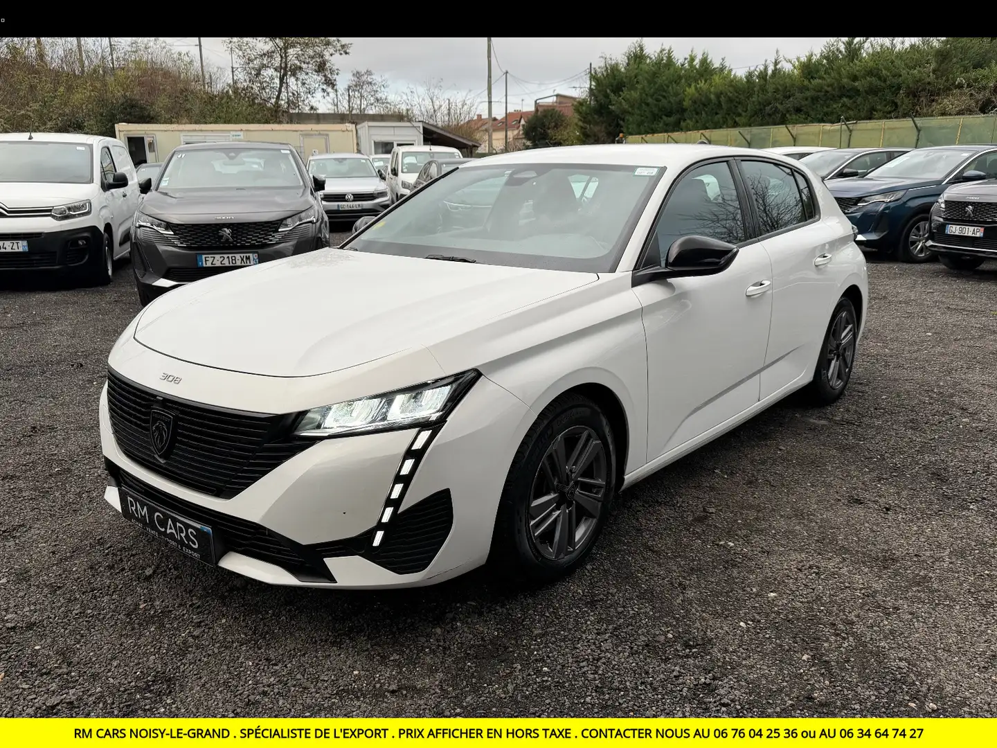 Peugeot 308 308 BlueHDi 130ch S\u0026amp;S BVM6 Active Pack Blanc - 1