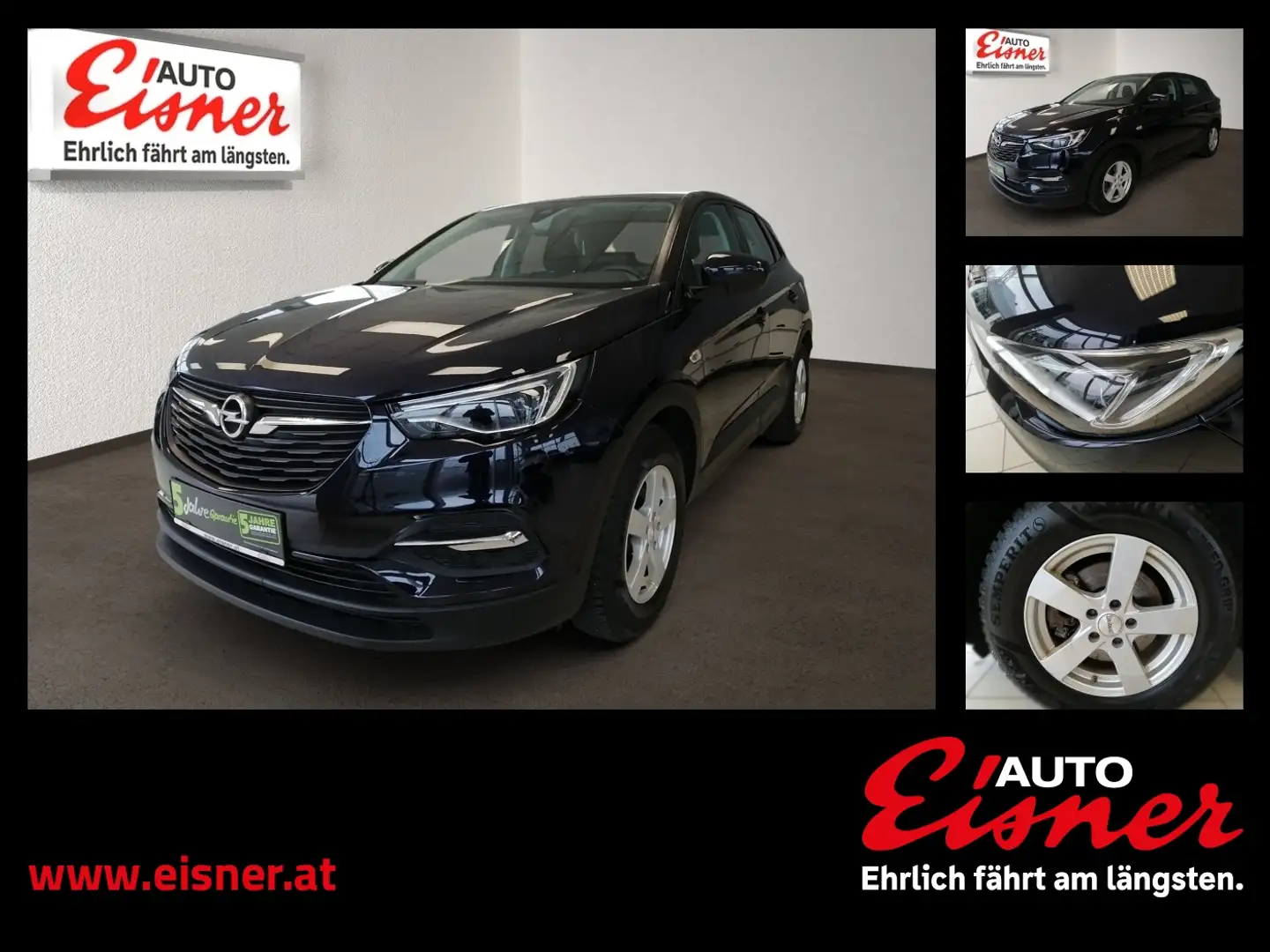 Opel Grandland X 1.2 TURBO DIREKT I BIG DEAL Blau - 1