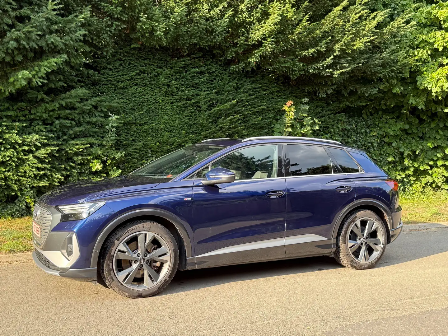 Audi Q4 e-tron Q4 e-Tron 82 kWh 50 Quattro S line Bleu - 1
