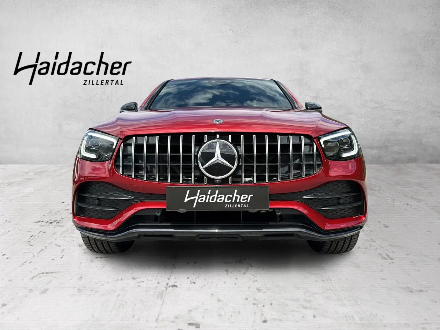 Mercedes-Benz GLC 220 d 4MATIC Coupé AMG Night FAP AIR Stdhzg Rouge - 2