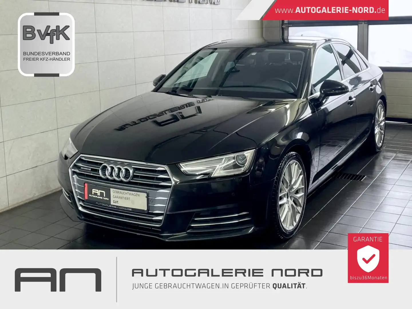 Audi A4 quattro sport+ Audi-Sound-System+ Tempomat+ Bi-Xen Schwarz - 1