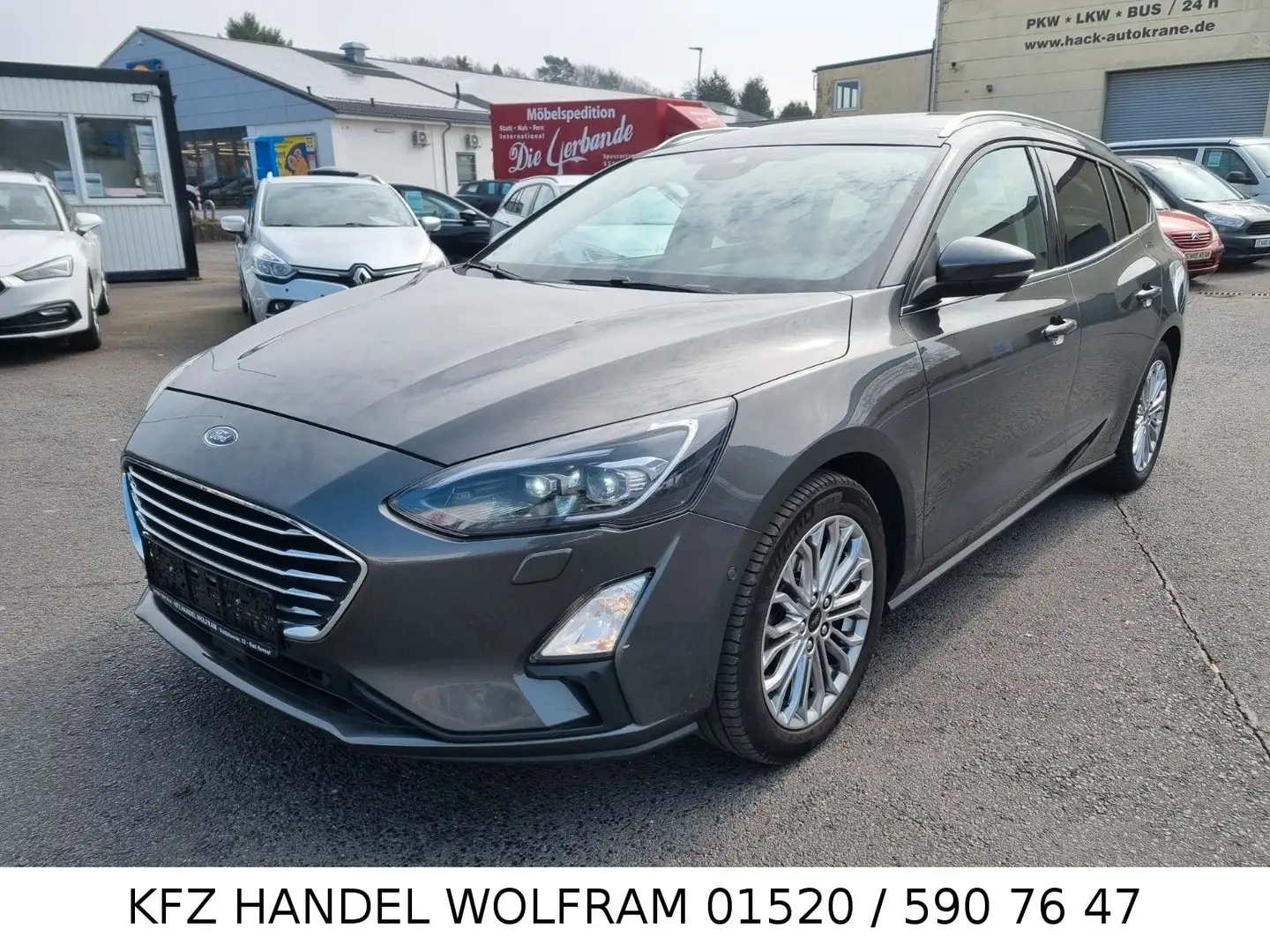 Ford Focus 1.0 Turnier Titanium NUR 1 Halter,99.800KM Grigio - 1