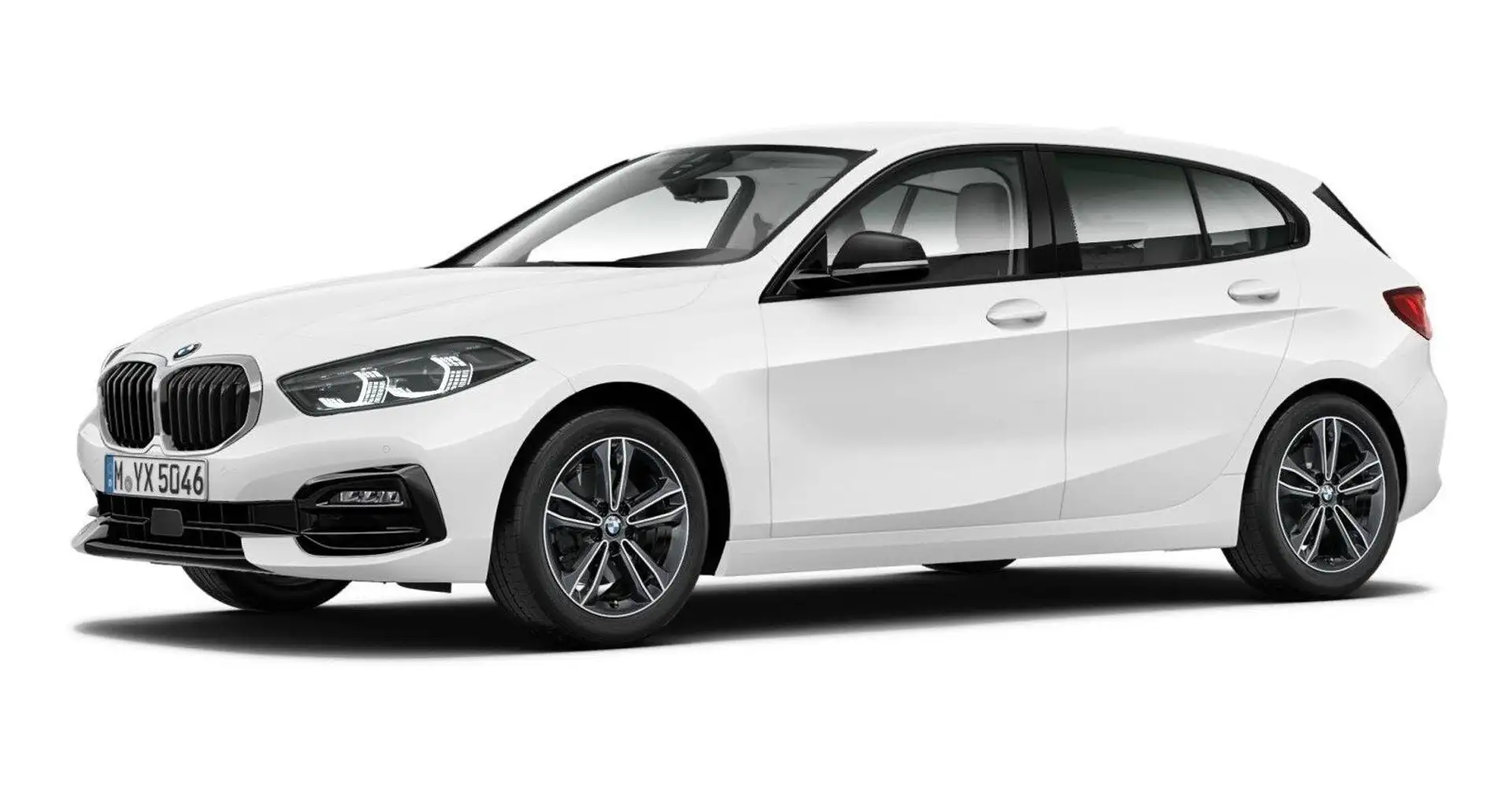 BMW 118 i Sport-L/AHK/Navi/Alarm/Head-Up/LED/Lordose Blanco - 1