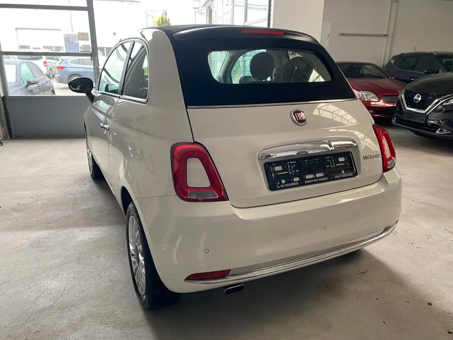 Fiat 500C Dolcevita Cabrio/AppleCarplay/Klima/PDC Weiß - 2