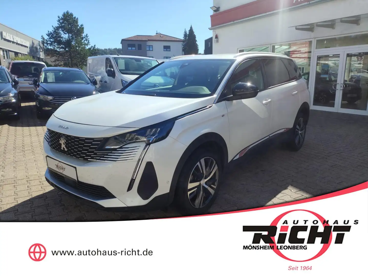 Peugeot 5008 Allure Pack Navi LED 7-Sitzer SHZ Kamera Bianco - 1