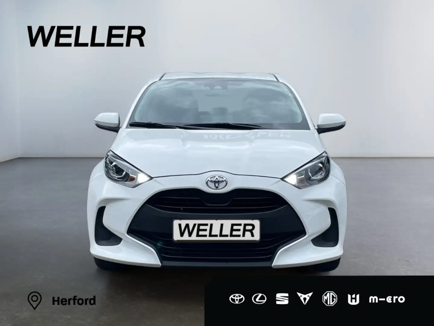 Toyota Yaris 1.0 Comfort *ACC*CAM*CarPlay*Spurhalteass* Weiß - 2