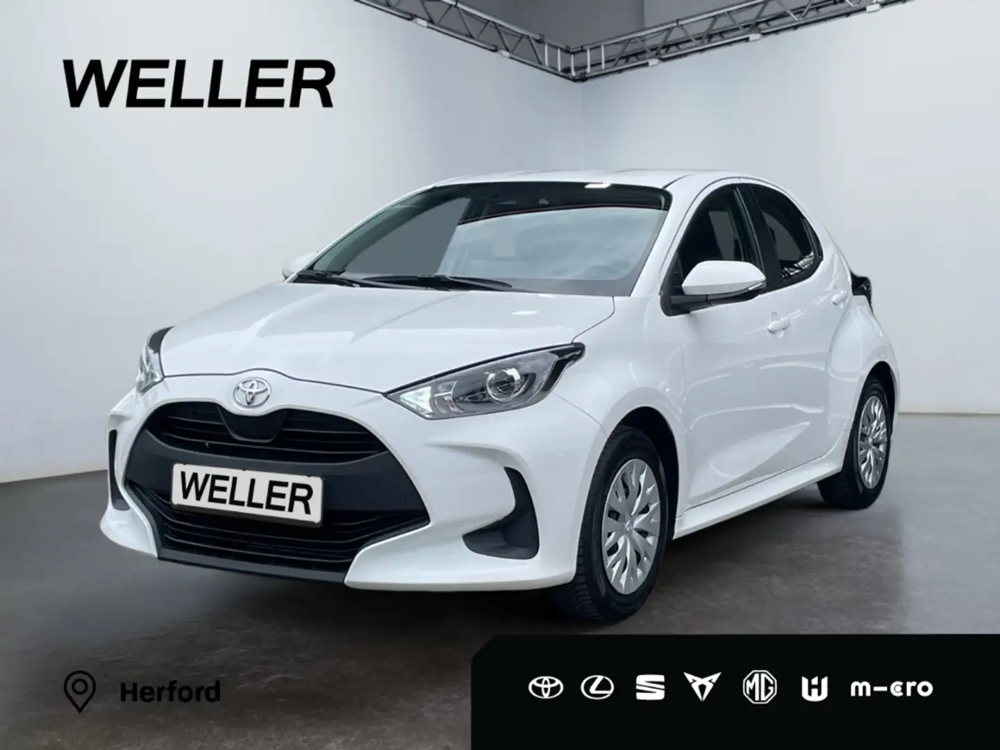 Toyota Yaris 1.0 Comfort *ACC*CAM*CarPlay*Spurhalteass* Weiß - 1