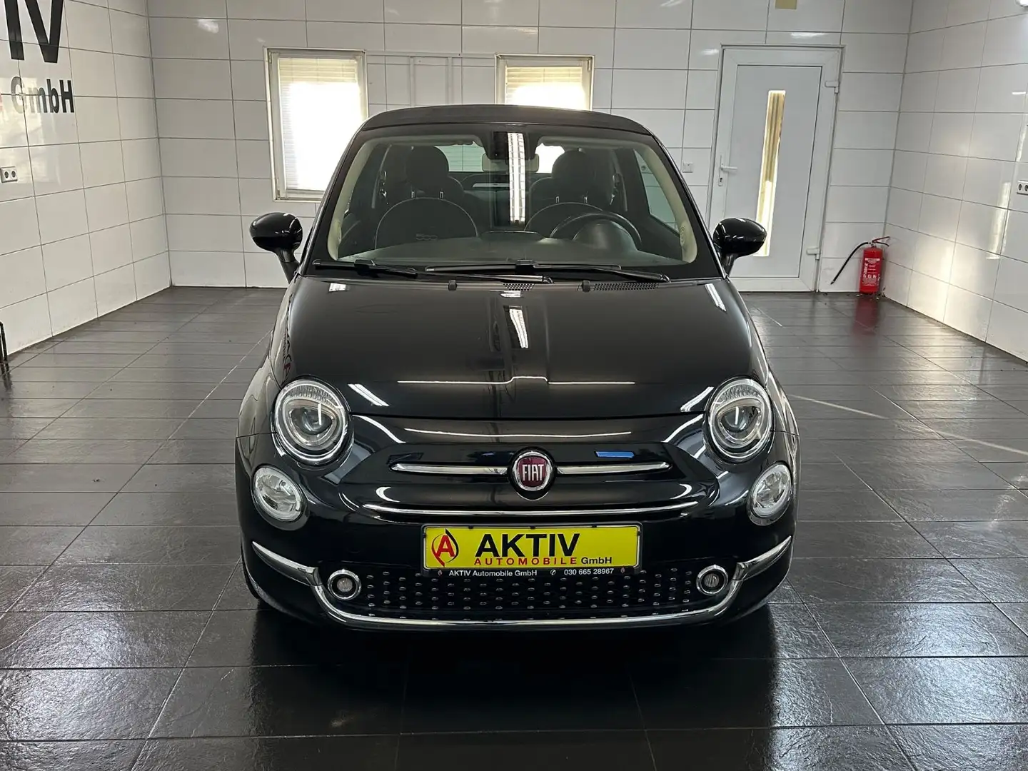 Fiat 500C Lounge*Cabrio*Automatik*Klimaautomatik*Navi Schwarz - 2