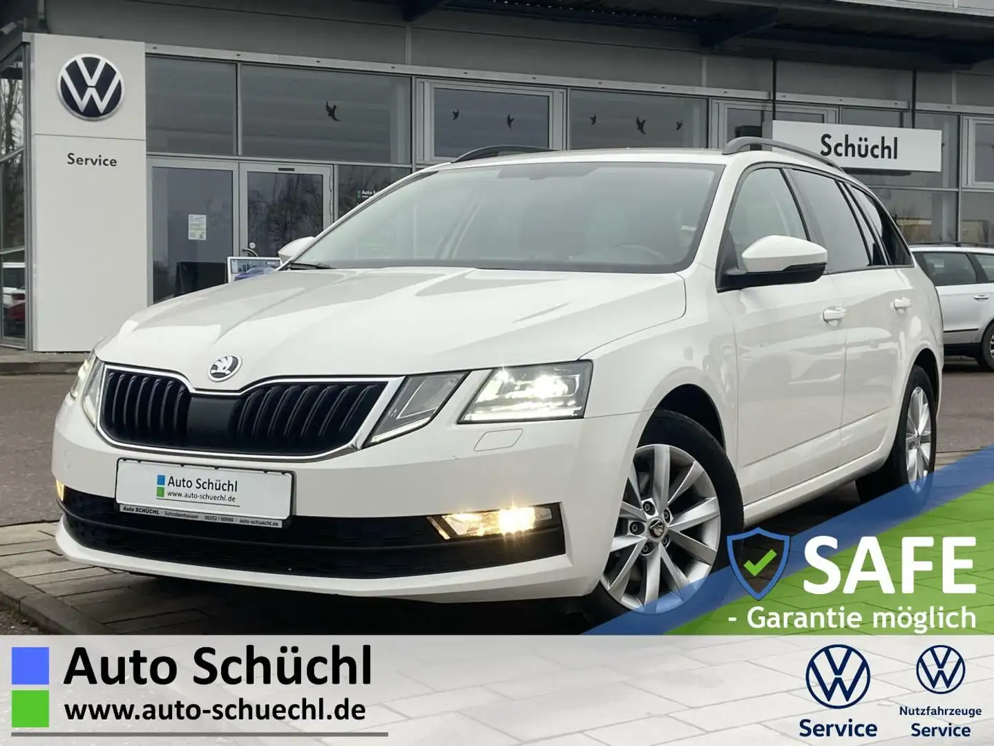 Skoda Octavia Combi 2.0 TDI DSG Tour AHK+SMART-LINK+NA Weiß - 1