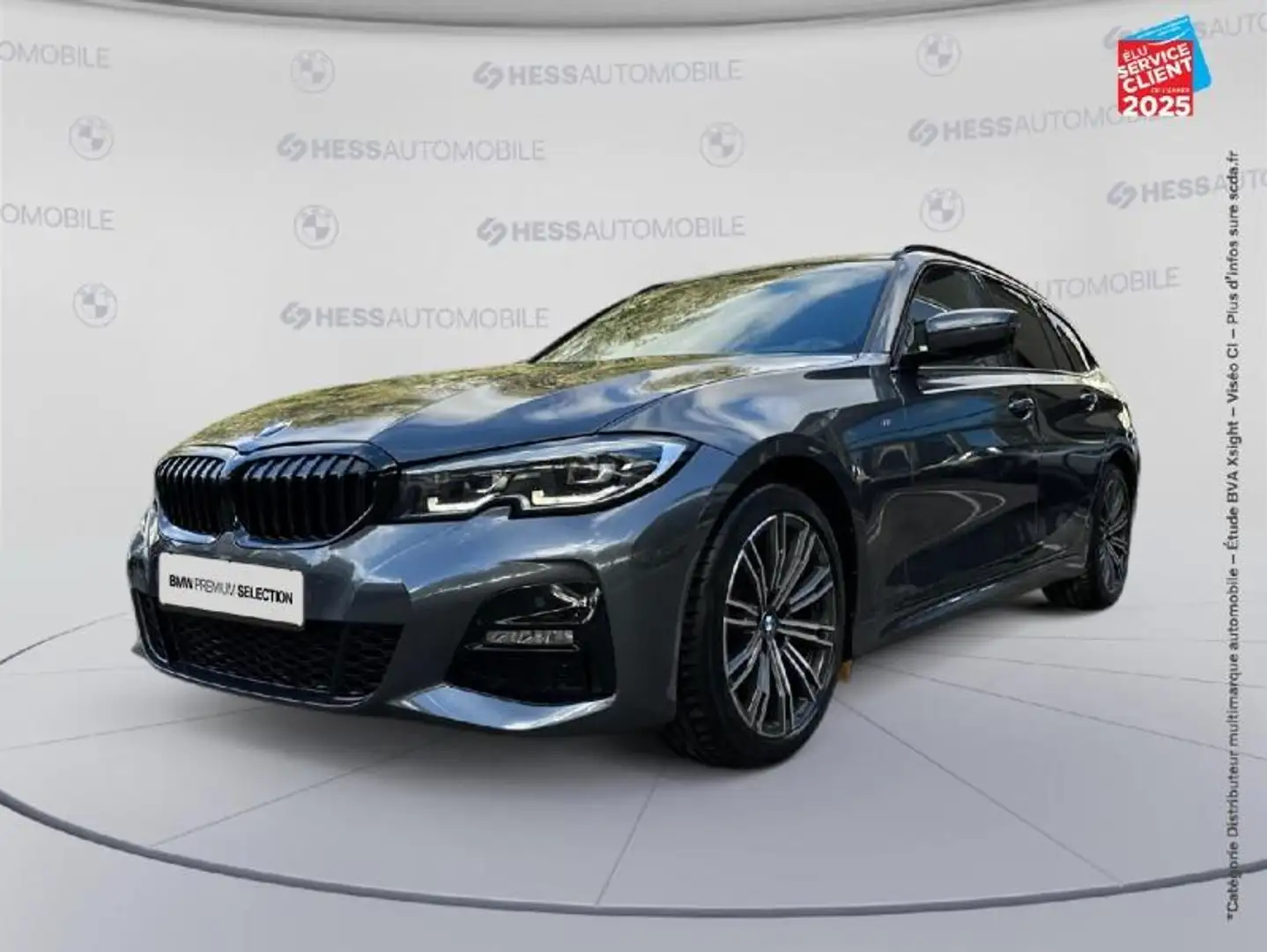 BMW 320 320dA xDrive 190ch M Sport Grau - 1