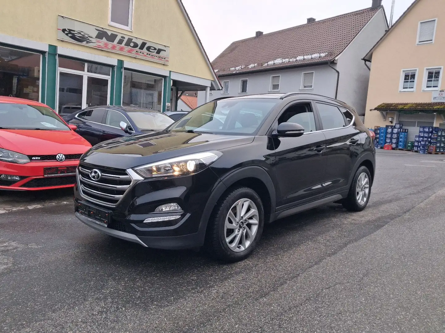 Hyundai TUCSON 2.0 CRDi Style PANO+KAMERA+NAVI+SITZHZ. Noir - 1