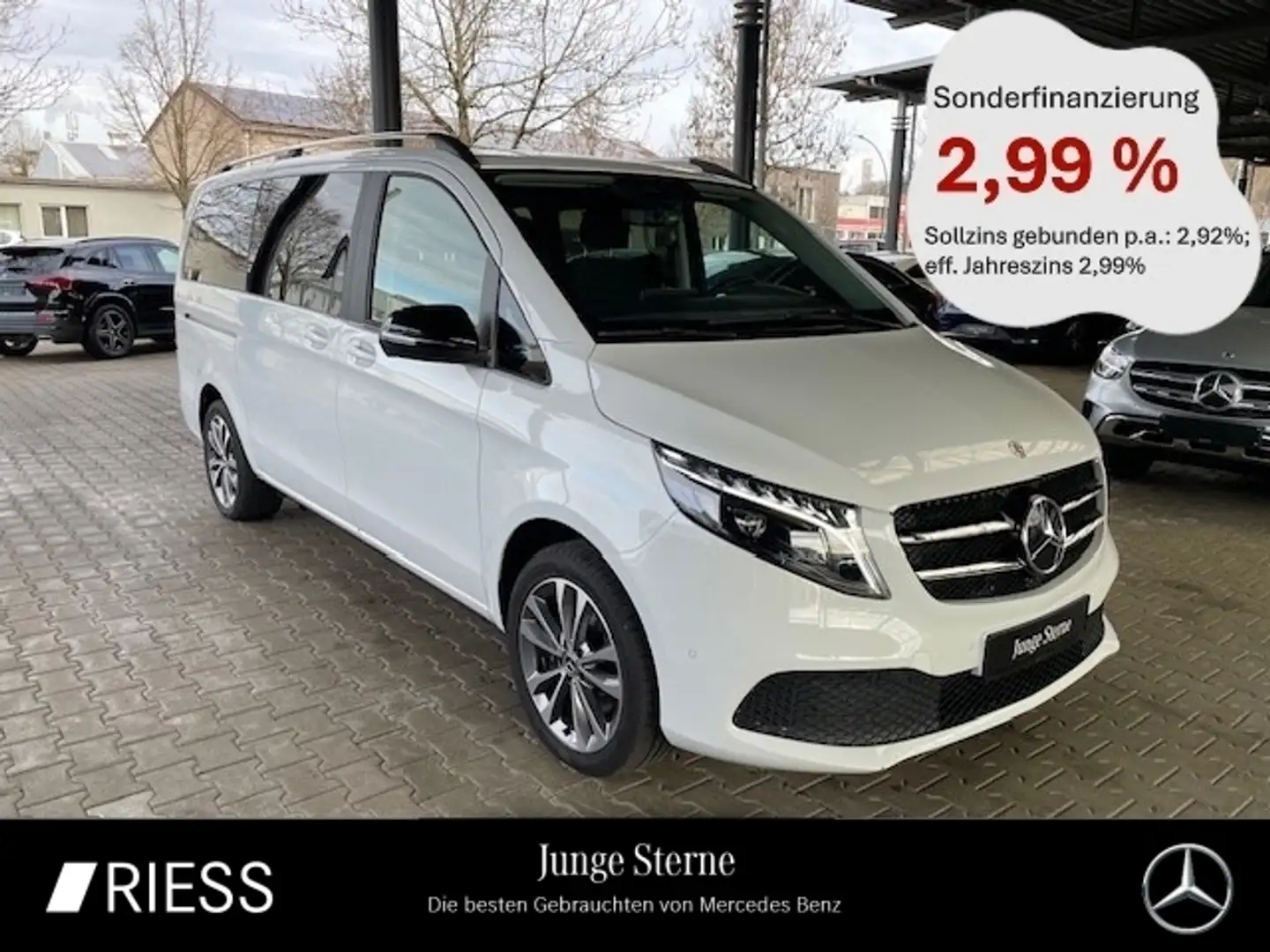 Mercedes-Benz V 220 d EDITION/MBUX/NAVI/NIGHT/BURMESTER/ELEKT.TÜRE/LED Weiß - 1