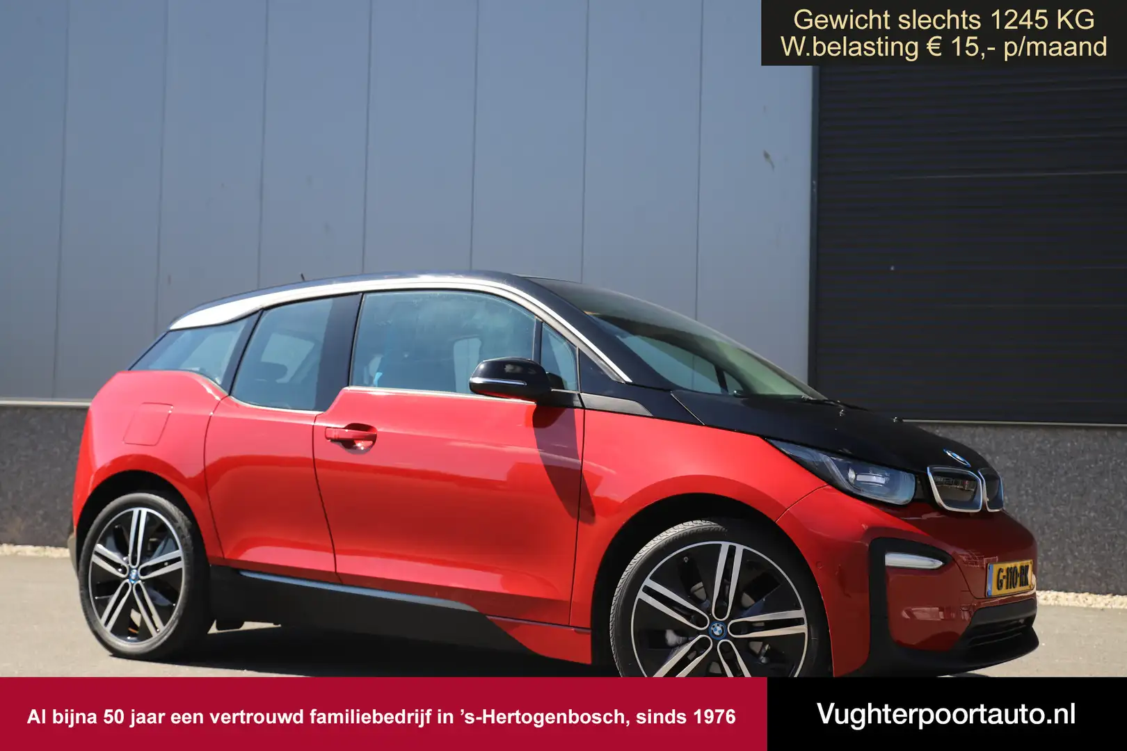 BMW i3 Executive 120Ah 42 kWh/Carplay/W-pomp/Camera/3-fas Rood - 1