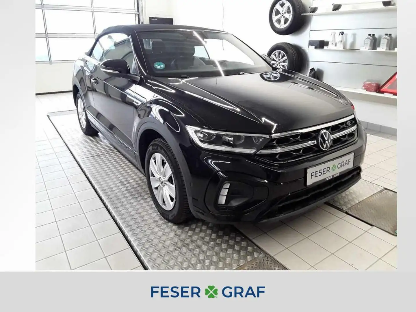 Volkswagen T-Roc Cabriolet R-Line 1.5 TSI DSG 150PS Schwarz - 1