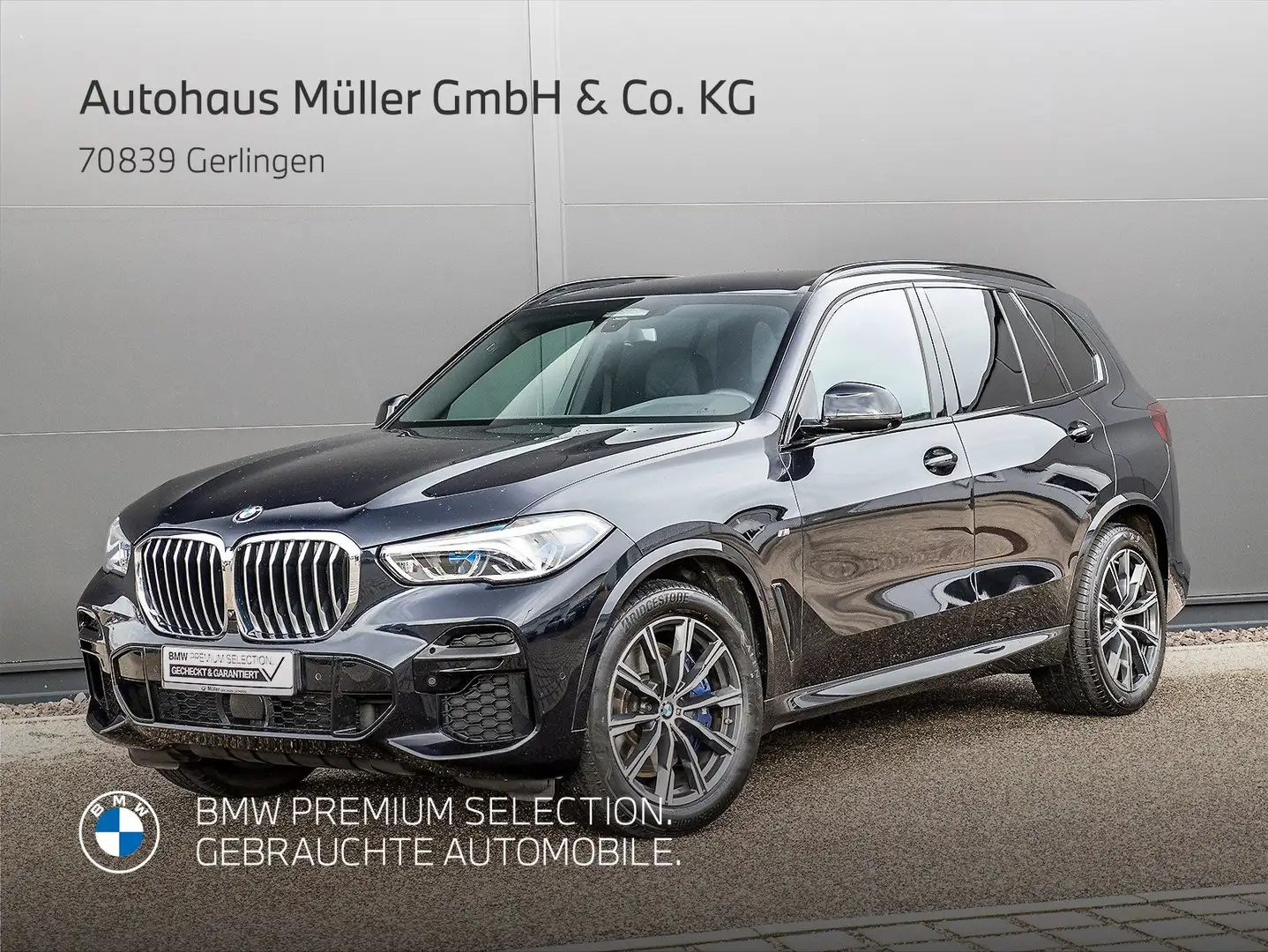 BMW X5 xDrive40d M Sport 2-Achs Luftfederung Laser AHK 1V Schwarz - 1