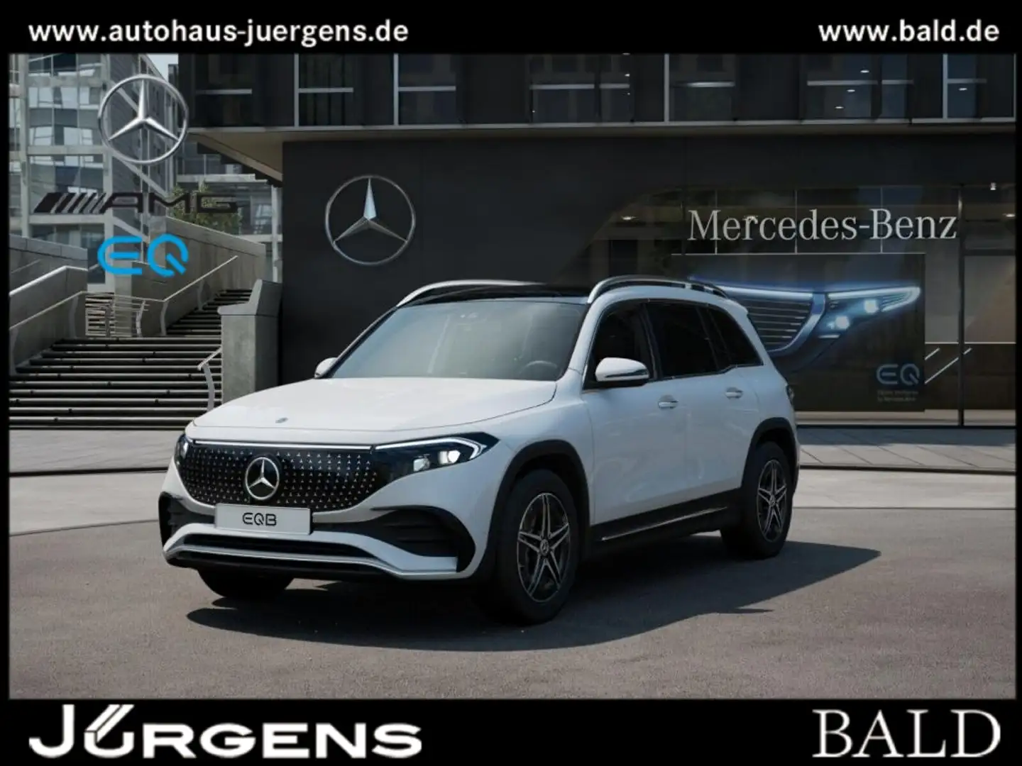 Mercedes-Benz EQB 350 4M AMG-Sport/Pano/AHK/360/Distr/LED/Totw Blanc - 1